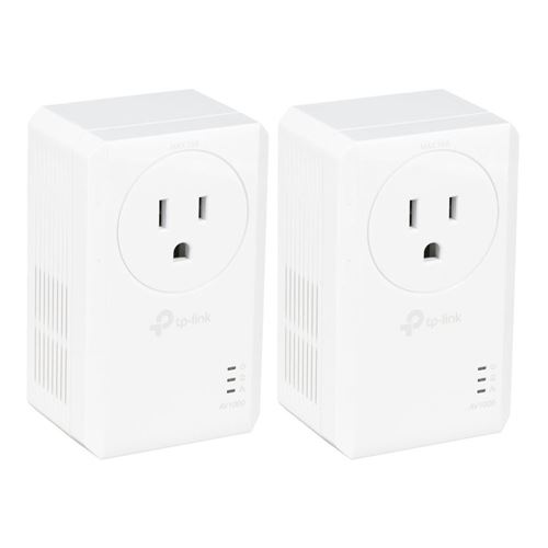 TP-LINK AV1000 Gigabit Passthrough Powerline Starter Kit - Image 4